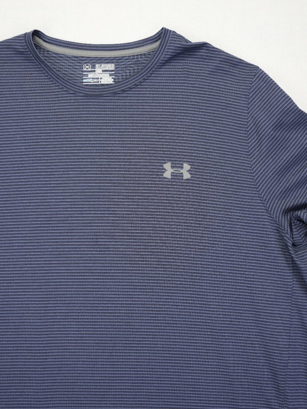 Under Armour‎ Shirt Mens 2XL Blue ColdGear Loose Fit Long Sleeve Athletic Top